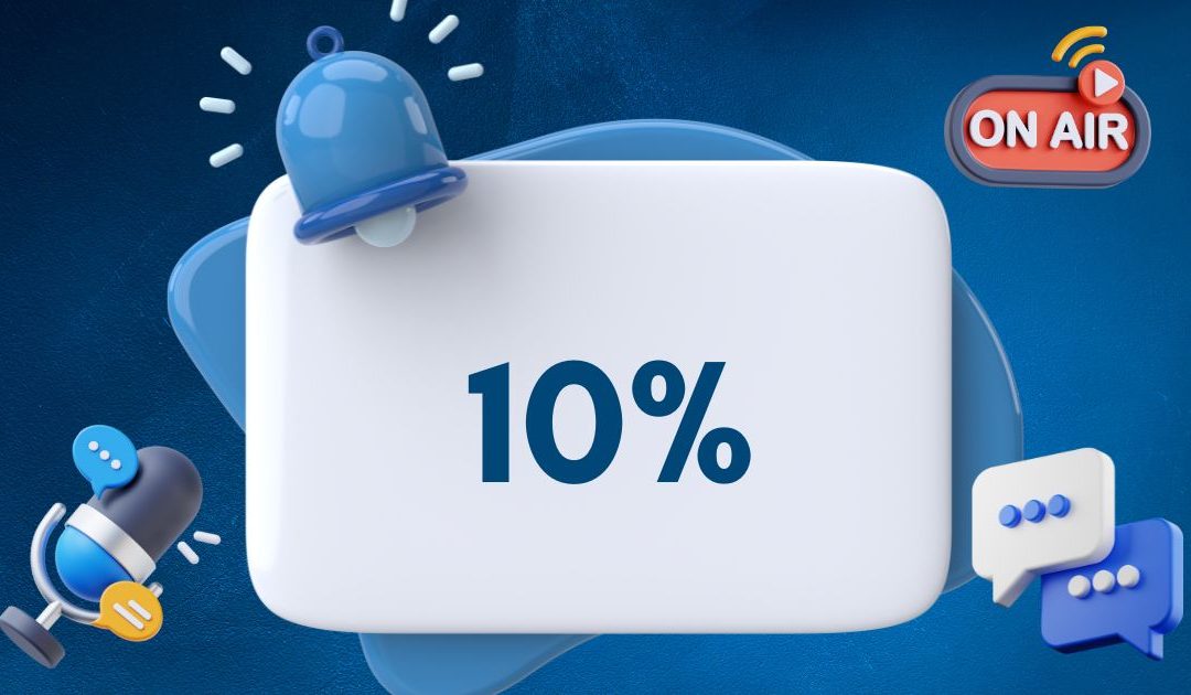 Responsable communication à 10 %